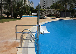 Silla de piscina para discapacitados Stairpool